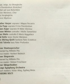 Mahler*, Wiener Staatsopernchor, Wiener Singverein, Wiener Sängerknaben*, Chicago Symphony Orchestra, Solti*-4