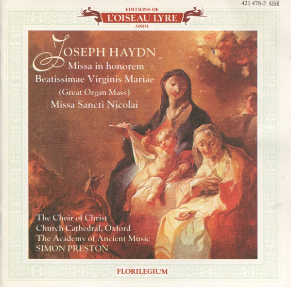 Joseph Haydn, The Choir Of Christ Church Cathedral, The Academy Of Ancient Music, Simon Preston-0