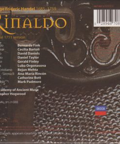 Handel* – Bartoli* • Daniels* • Fink* • Finley* • Orgonasova* • Taylor* • The Academy Of Ancient Music • Hogwood*-1