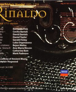 Handel* – Bartoli* • Daniels* • Fink* • Finley* • Orgonasova* • Taylor* • The Academy Of Ancient Music • Hogwood*-4