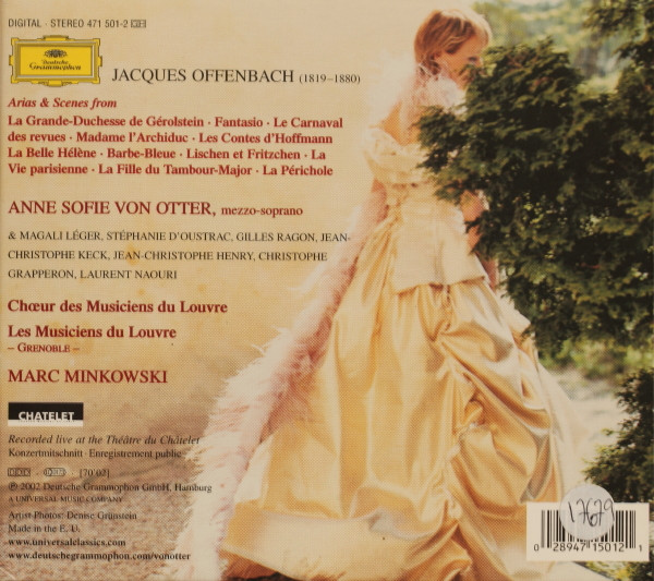 Offenbach* - Anne Sofie Von Otter, Les Musiciens Du Louvre, Marc Minkowski-1
