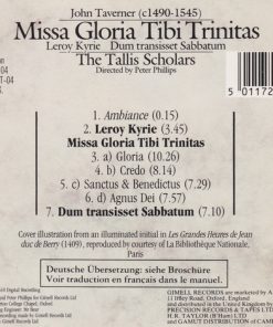 John Taverner, The Tallis Scholars Directed By Peter Phillips (2)-1
