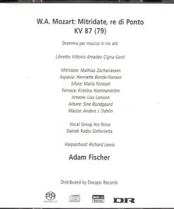 W.A. Mozart* - Adam Fischer (2), The Danish Radio Sinfonietta-4
