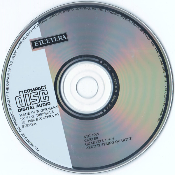 Elliott Carter - The Arditti String Quartet*-2