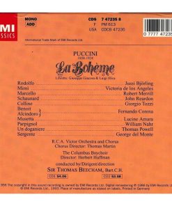 Puccini* - Victoria De Los Angeles, Jussi Björling, Sir Thomas Beecham-1