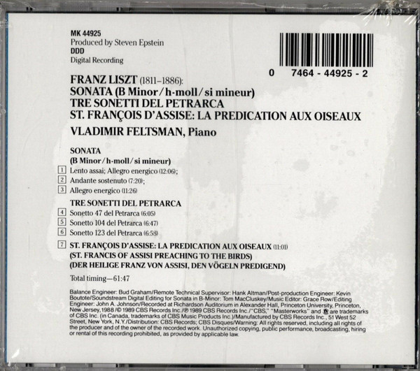 Vladimir Feltsman, Liszt*-1