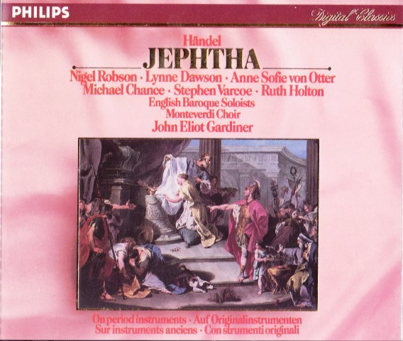 Händel* – Nigel Robson, Lynne Dawson, Anne Sofie von Otter, Michael Chance, Stephen Varcoe, Ruth Holton (2) / English Baroque Soloists*, Monteverdi Choir*, John Eliot Gardiner-0