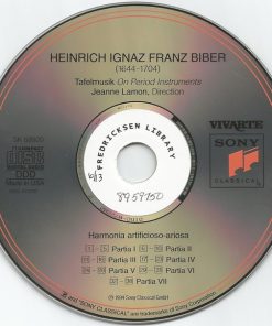 H. I. F. Biber* - Tafelmusik*, Jeanne Lamon-2