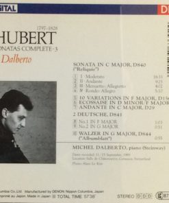 Franz Schubert, Michel Dalberto-2