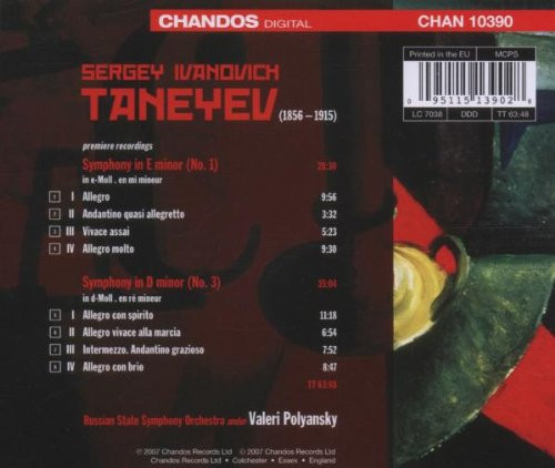 Taneyev* - Valery Polyansky, Russian State Symphony Orchestra-1
