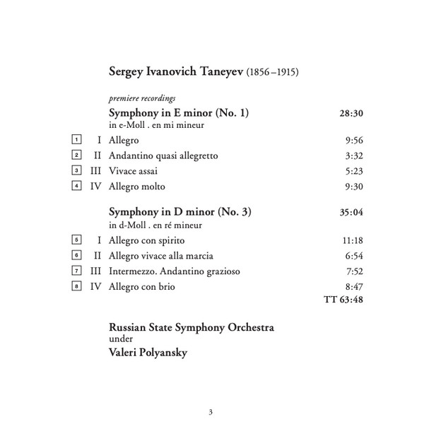 Taneyev* - Valery Polyansky, Russian State Symphony Orchestra-2