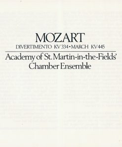Mozart*, Academy Of St. Martin-in-the-Fields' Chamber Ensemble*-4