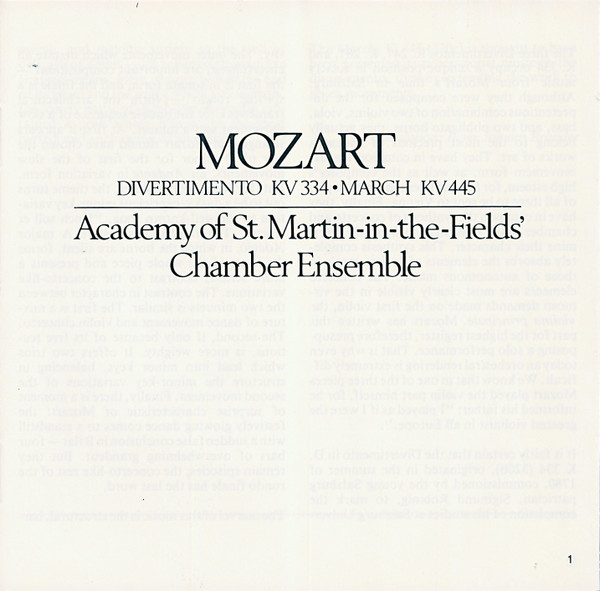 Mozart*, Academy Of St. Martin-in-the-Fields' Chamber Ensemble*-4
