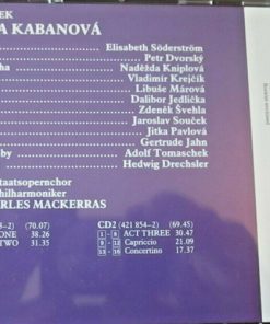 Leoš Janáček - Elisabeth Söderström · Petr Dvorský* · Naděžda Kniplová · Wiener Philharmoniker · Sir Charles Mackerras-2