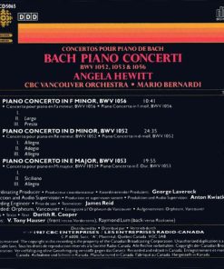 Bach* - Angela Hewitt, CBC Vancouver Orchestra, Mario Bernardi (2)-1