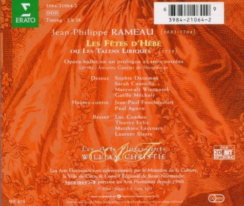 Rameau* / Daneman* - Connolly* - Fouchécourt* - Agnew* - Félix* - Les Arts Florissants - William Christie-1