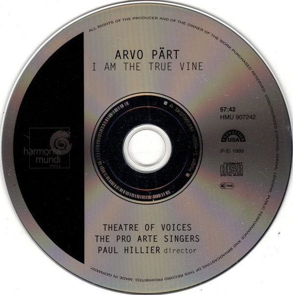 Arvo Pärt - Theatre Of Voices, The Pro Arte Singers, Paul Hillier-2