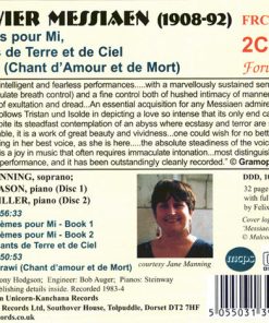 Jane Manning, Olivier Messiaen-1
