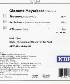 Giacomo Meyerbeer - NDR Chor, Radio-Philharmonie Hannover Des NDR, Michail Jurowski-2