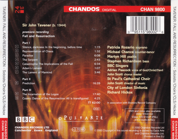 Tavener* - Richard Hickox-1