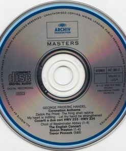 Handel* - Choir Of Westminster Abbey*, Preston*, The English Concert, Pinnock*-2