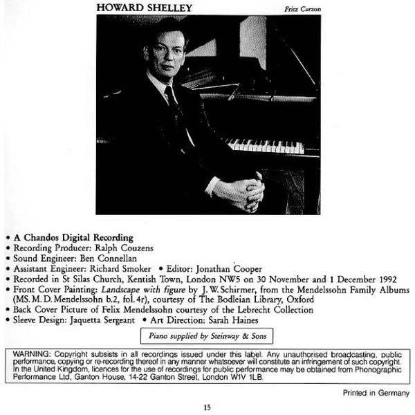 Mendelssohn*, Howard Shelley / London Mozart Players-2