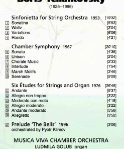 Boris Tchaikovsky*, Musica Viva Chamber Orchestra, Alexander Rudin-2