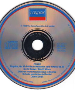 Fauré*, Te Kanawa* · Milnes*, Dutoit* · Montréal*-1