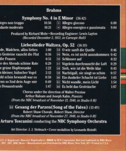 Johannes Brahms / Arturo Toscanini & NBC Symphony Orchestra-1