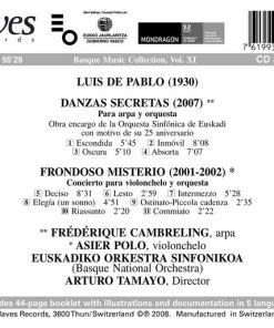 Luis de Pablo - Euskadiko Orkestra Sinfonikoa*, Frédérique Cambreling, Asier Polo, Arturo Tamayo-1