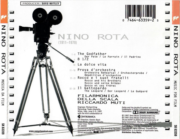 Nino Rota - Riccardo Muti, Filarmonica Della Scala-1