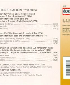 Antonio Salieri, Lajos Lencsés, János Bálint, Budapest Strings-1