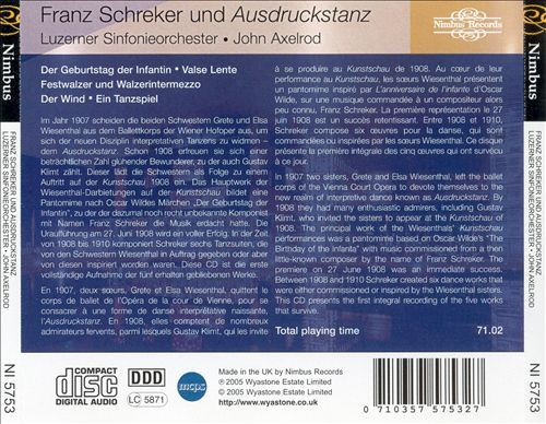 Franz Schreker - Luzerner Sinfonieorchester, John Axelrod-1