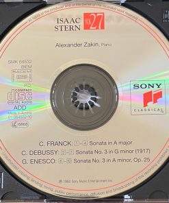 Franck* / Debussy* / Enesco* - Isaac Stern, Alexander Zakin-1