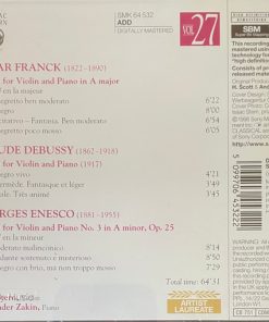 Franck* / Debussy* / Enesco* - Isaac Stern, Alexander Zakin-2