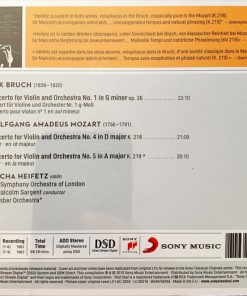 Bruch* · Mozart* - Heifetz*, Sir Malcolm Sargent, New Symphony Orchestra Of London*-1