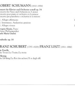 Robert Schumann, Yevgeny Kissin, Wiener Philharmoniker, Carlo Maria Giulini-2