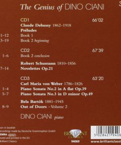 Dino Ciani, Debussy*, Schumann*, Weber*-1