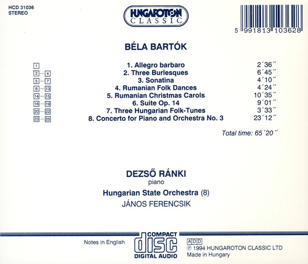 Bartók* - Dezső Ránki, Hungarian State Orchestra, János Ferencsik-1