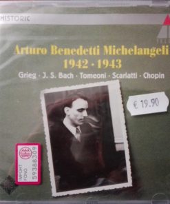 Arturo Benedetti Michelangeli - Grieg* / J. S. Bach* / Tomeoni* / Scarlatti* / Chopin*-1