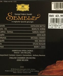 George Frideric Handel* - Kathleen Battle ∙ Marilyn Horne ∙ Samuel Ramey ∙ John Aler ∙ Sylvia McNair ∙ Michael Chance ∙ Ambrosian Opera Chorus* ∙ English Chamber Orchestra ∙ John Nelson (5)-3