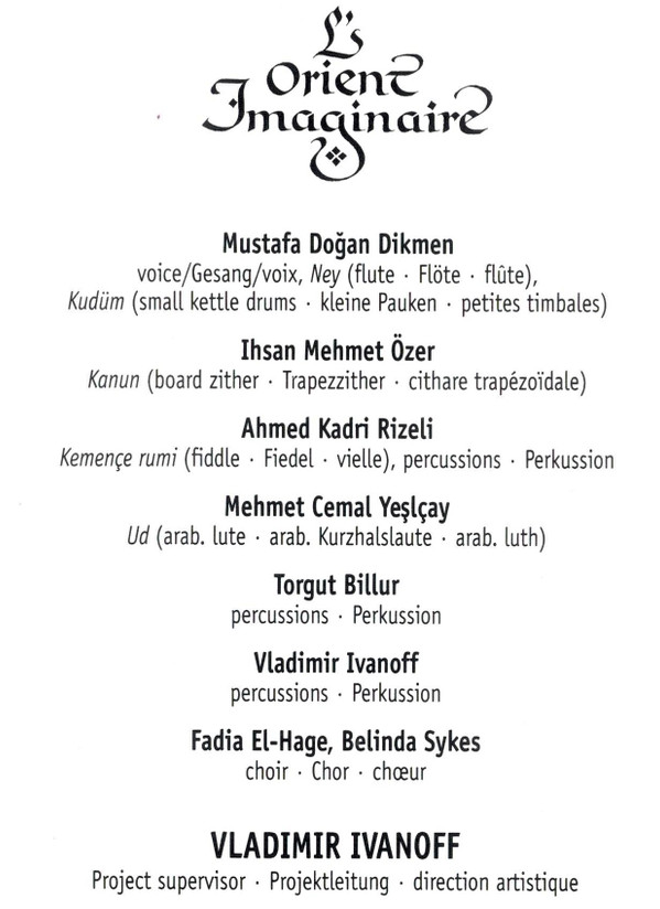 Mustafa Doğan Dikmen, İhsan Özer, Ahmet Kadri Rizeli, Mehmet Cemal Yeşlçay*, Torgut Billut, Vladimir Ivanoff, Fadia El-Hage, Belinda Sykes-3