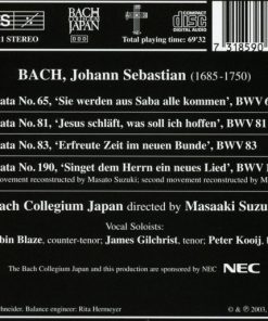 Johann Sebastian Bach, Bach Collegium Japan, Masaaki Suzuki-1
