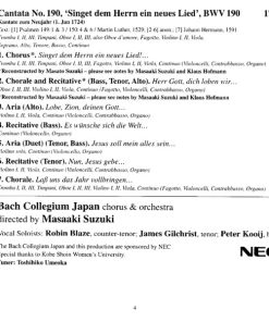 Johann Sebastian Bach, Bach Collegium Japan, Masaaki Suzuki-4