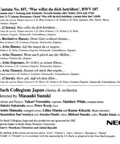 Johann Sebastian Bach, Bach Collegium Japan, Masaaki Suzuki-4