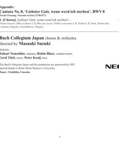 Johann Sebastian Bach, Bach Collegium Japan, Masaaki Suzuki-4