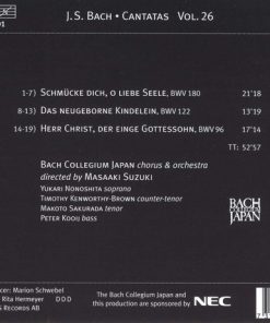 Johann Sebastian Bach, Bach Collegium Japan, Masaaki Suzuki-1