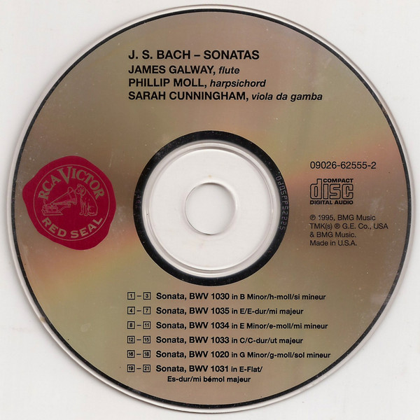 James Galway, Phillip Moll, Sarah Cunningham - Bach*-2