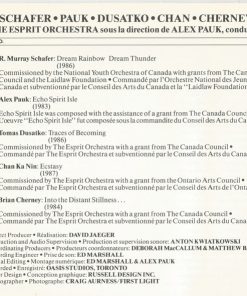 R. Murray Schafer, Alex Pauk, Tomas Dusatko, Chan Ka Nin, Brian Cherney, The Esprit Orchestra-1