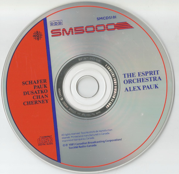 R. Murray Schafer, Alex Pauk, Tomas Dusatko, Chan Ka Nin, Brian Cherney, The Esprit Orchestra-2